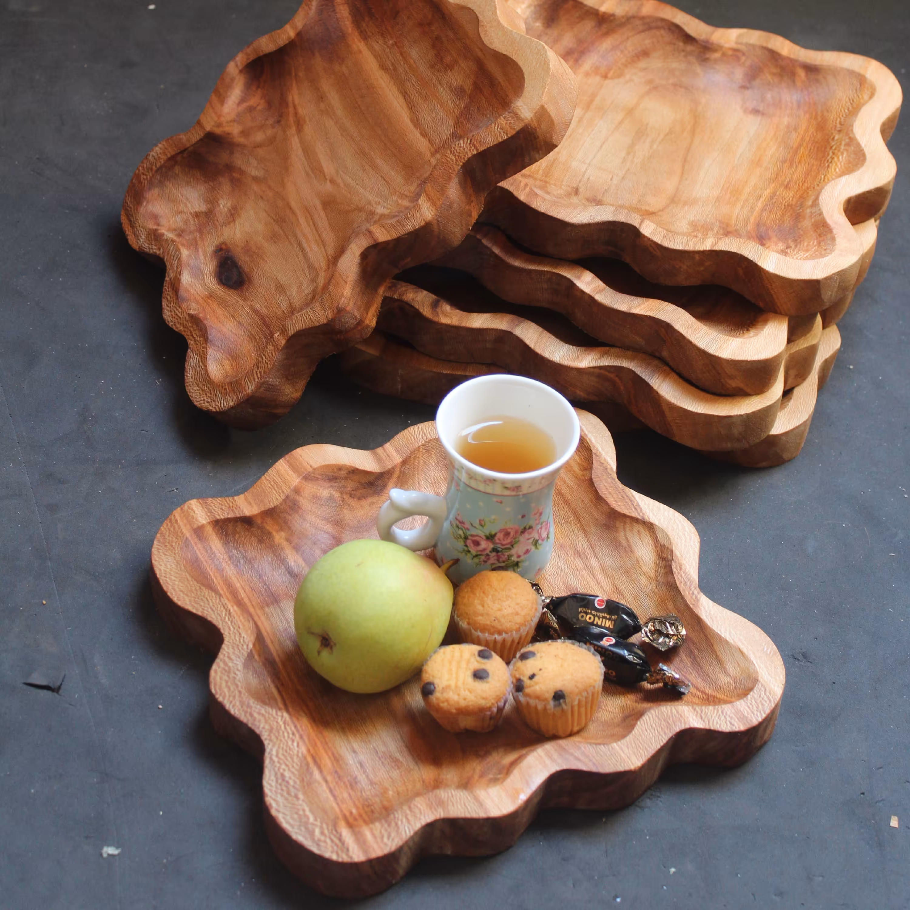 پیش دستی چوبی دستساز