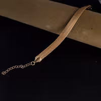 دستبند حصیری طرح طلا