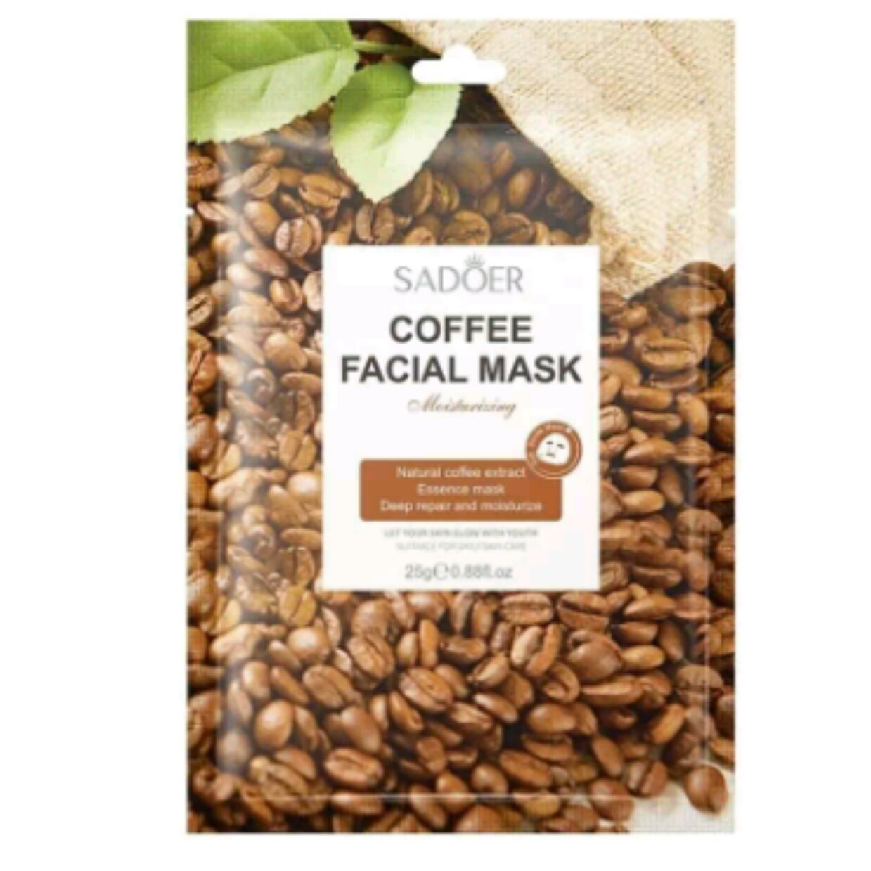 ماسک ورقه ای قهوه سادورSADOER COFFEE محصولات پوست مهتا