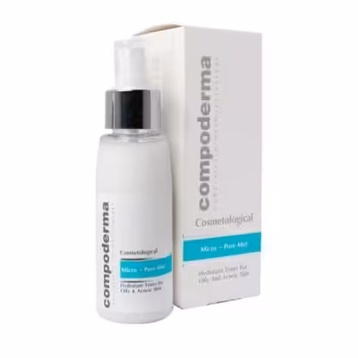 تونر کامپودرما مدل میکروپرومیست حجم 100 میلی لیتر