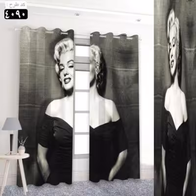 پرده تصویری طرح مرلین مونرو
