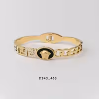 دستبند النگویی استیل 316 رنگ ثابت کد 18