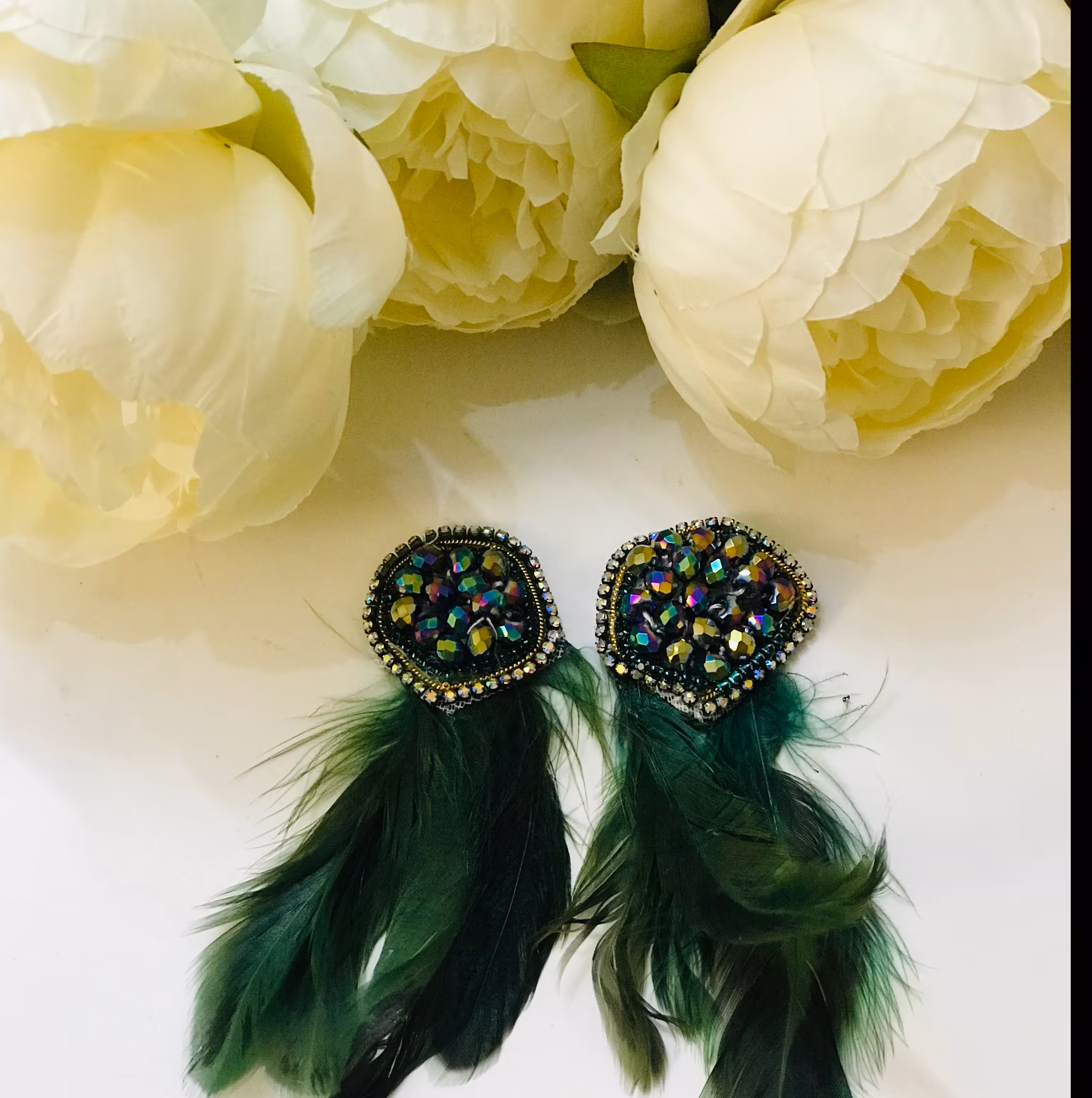 گوشواره هفت رنگ سبز