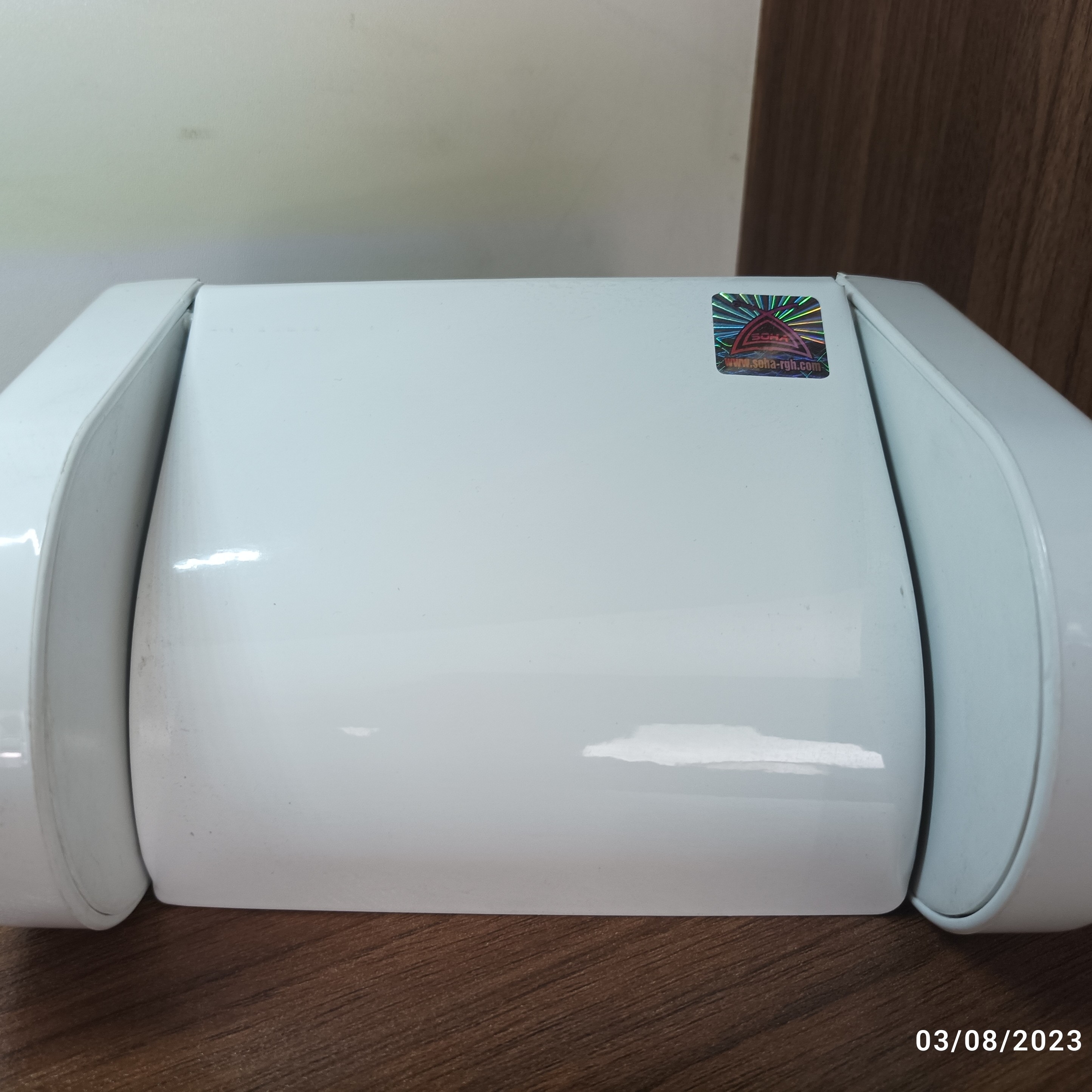 جای دستمال کاوردار کوچک تمام سفید استیل