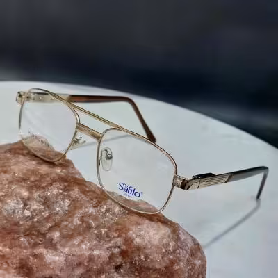 فریم طبی سافیلو مردانه فلزی عینک عینک طبی مردانه مناسب صورتهای کوچک