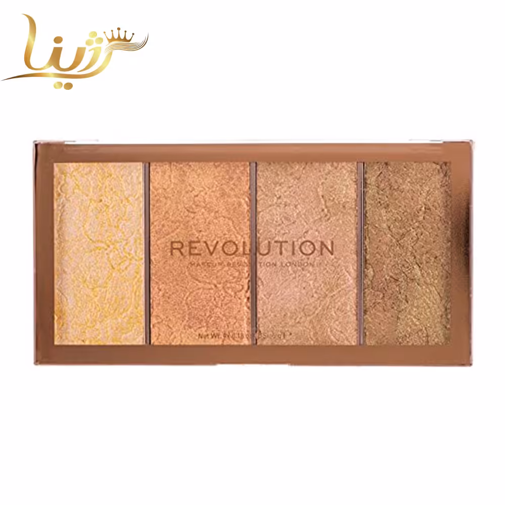 پالت هایلایتر متالیک 4 رنگ رولوشن Revolution Intense Metallic