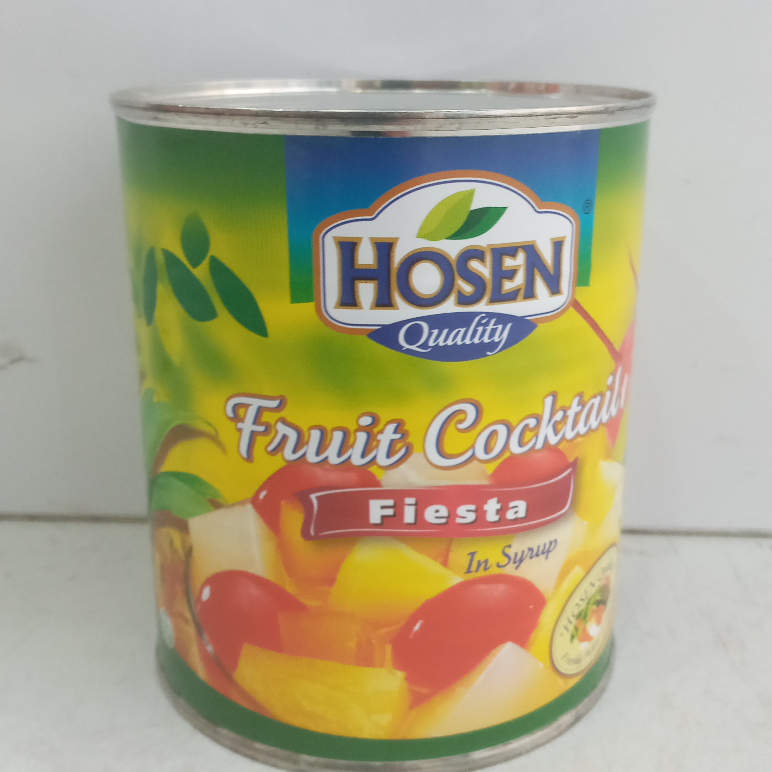 کمپوت میوه مخلوط استوایی 836 گرمی مارک hosen