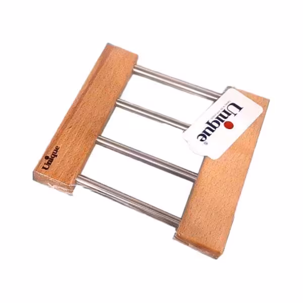 زیر قابلمه ای چوبی استیل یونیک