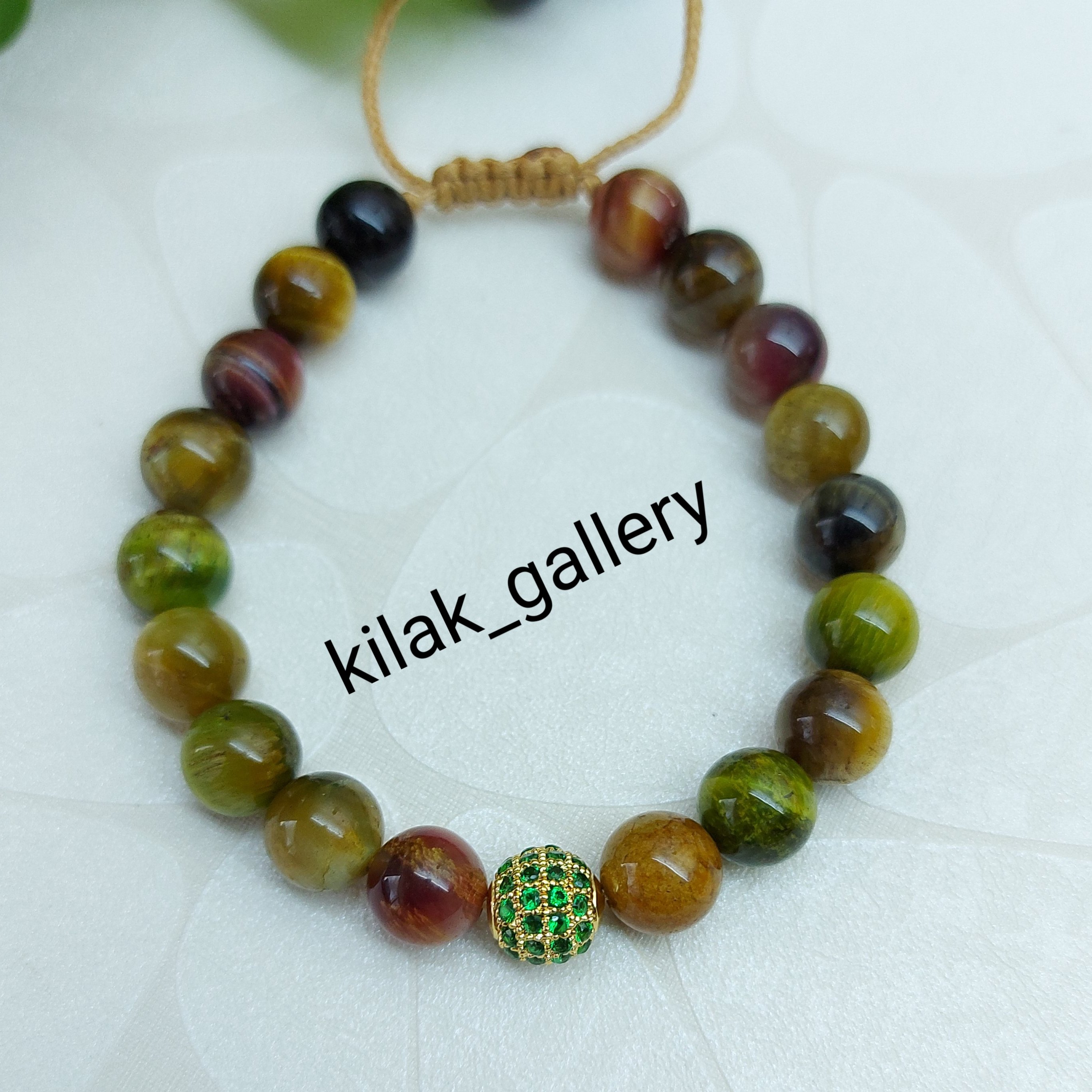 سنگ چشم ببر رنگی مدل گلزاد