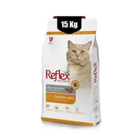 غذای خشک گربه رفلکس طعم مرغ و برنج وزن 15 کیلوگرم