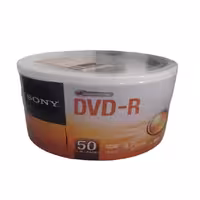 DVDخام سونی بسته 50 عددی ظرفیت 4.7GB سرعت ذخیره 16X وارداتی از کشور تایوان است