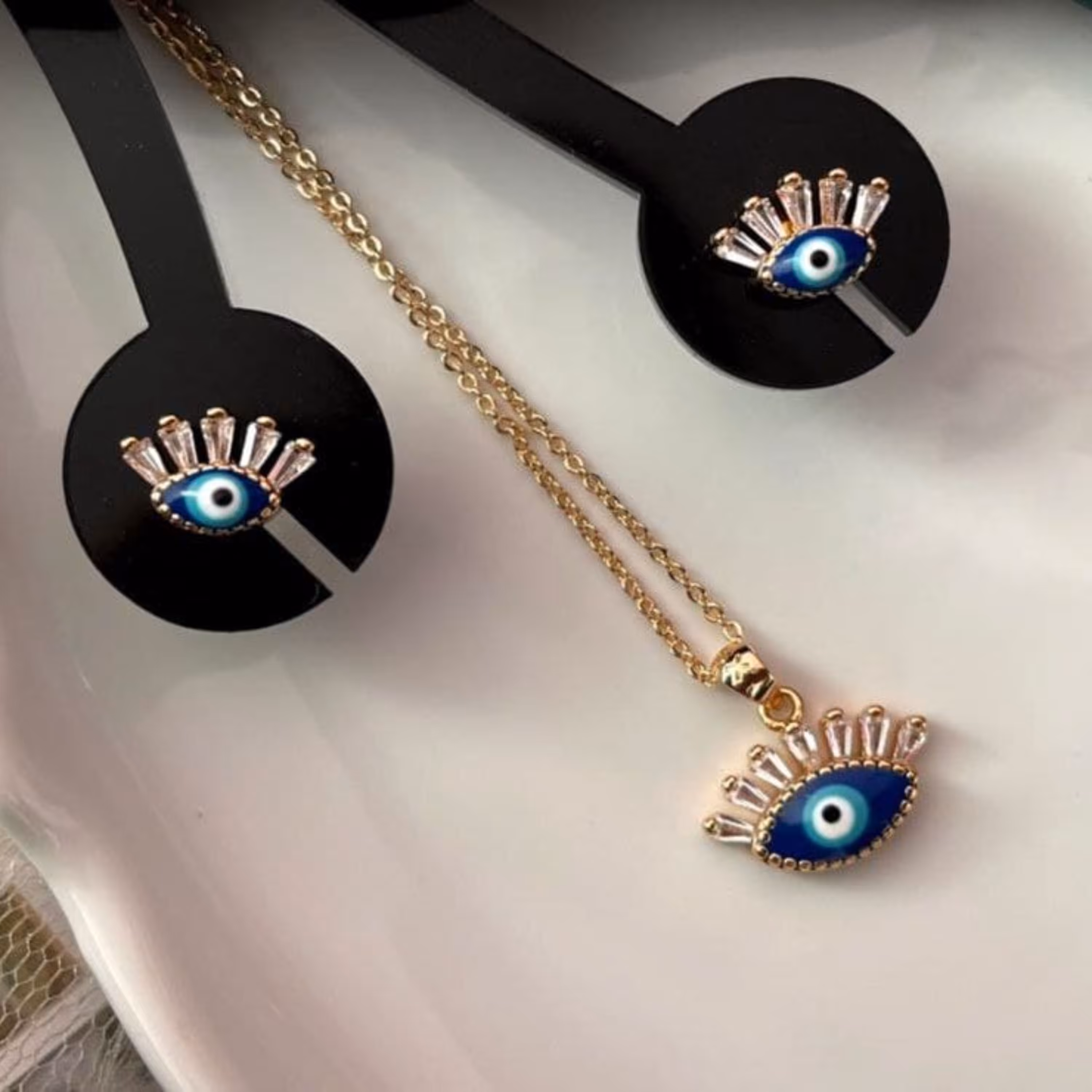 نیم ست ظریف چشم نظر  مارک ysx