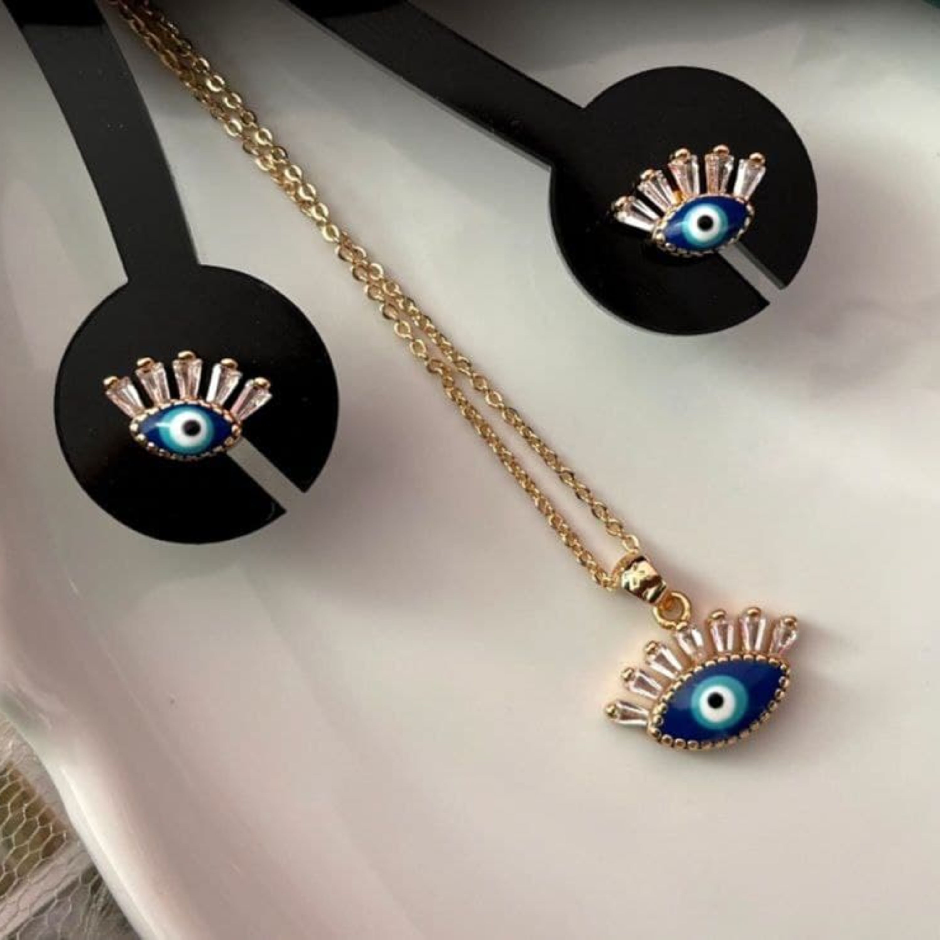 نیم ست ظریف چشم نظر  مارک ysx