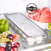 جا تخم مرغی 12 خانه دربدار دنزی رنگ شفاف دودی