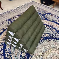 لم پشتی سه گوشه زنبوری سبز 