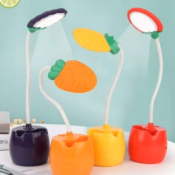 چراغ مطالعه و جاقلمی فانتزی طرح میوه