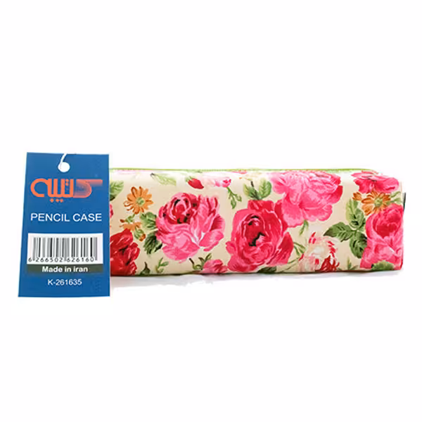 جامدادی فانتزی تک زیپ پارچه ای