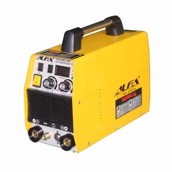 اینورتر جوشکاری 200 آمپر آلفا مدل TIG/ARC200  INVERTER ALFA MODEL TIG/ARC200