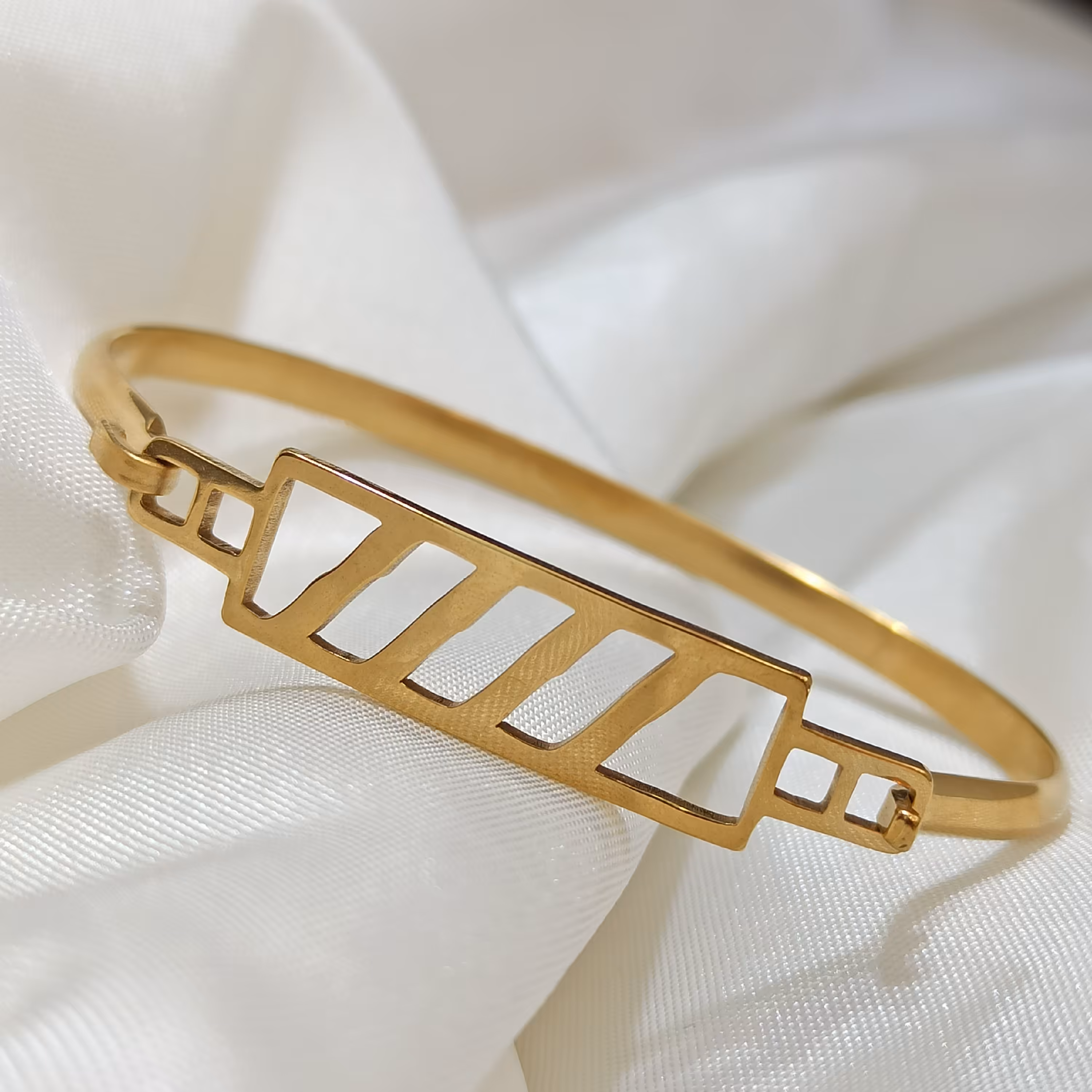 زیورآلات ژوپینگ esدستبند استیل شیک زیبا 