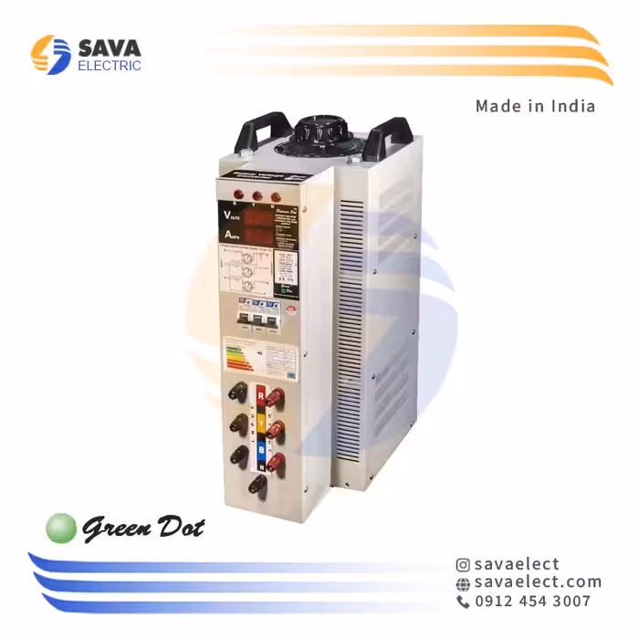 خرید واریابل سه فاز GDDM-43-P-VI 3KVA گرین دات هند | ساوا الکتریک