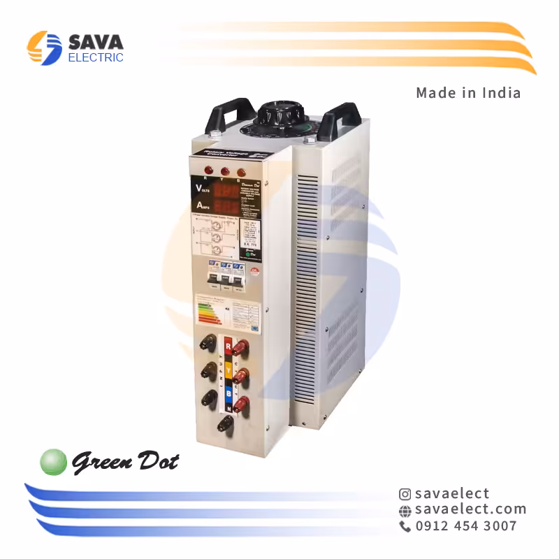 خرید واریابل سه فاز GDDM-43-P-VI 3KVA گرین دات هند | ساوا الکتریک