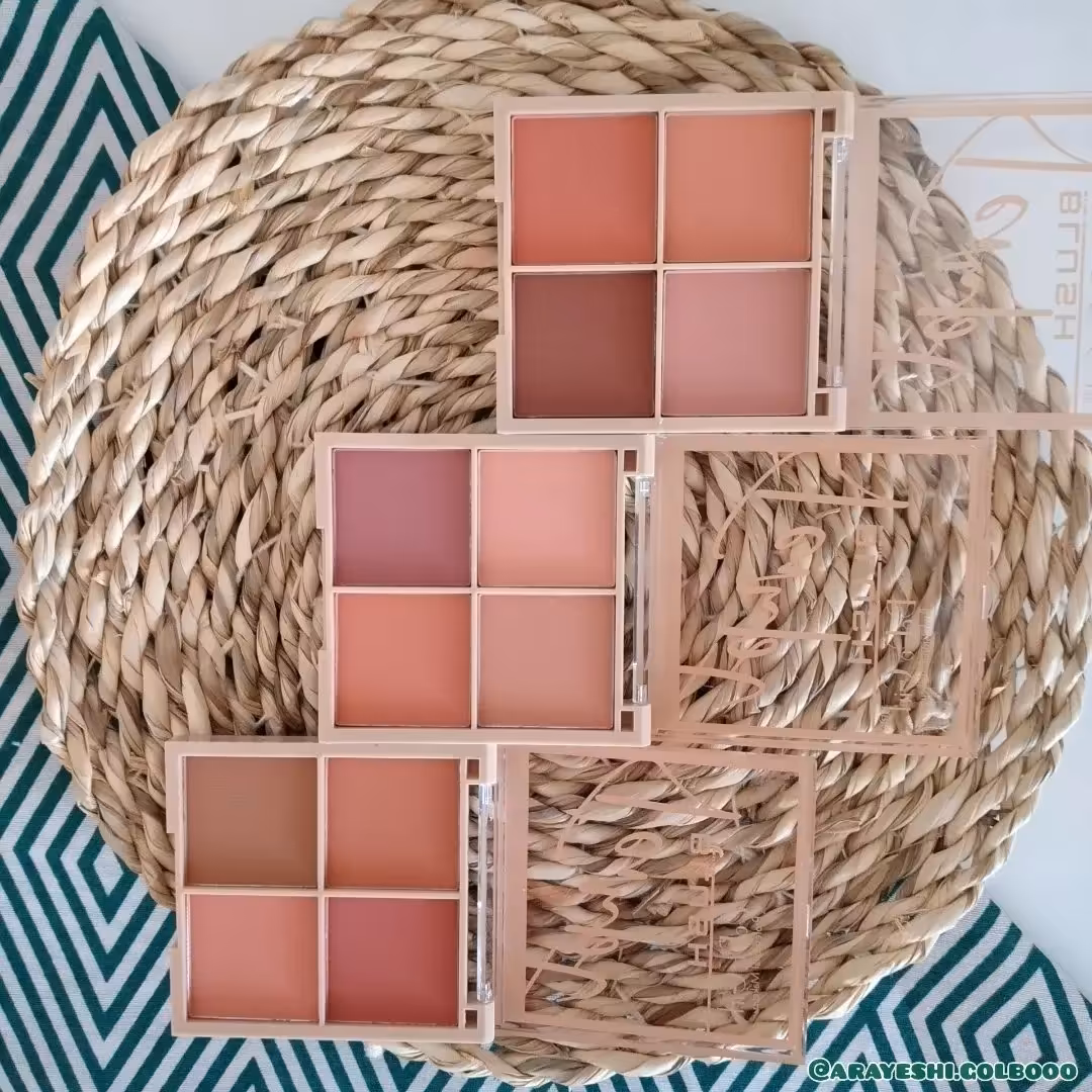 پالت رژگونه 4 تایی دودوگرل با رنگهای کاربردی و سایز مناسب