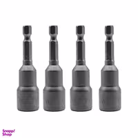 بکس سر دریلی ولف مدل YP-MAGNET-12x65MM سایز 12 میلی متر مجموعه 4 عددی