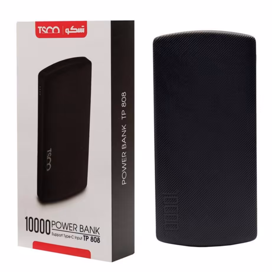 
پاوربانک تسکو مدل TP 808 ظرفیت 10000 میلی آمپر 
 با یکسال گارانتی 
