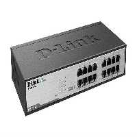 سوییچ 16 پورت غیر مدیریتی و دسکتاپ دی-لینک DES-1016D
