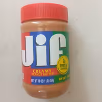 کره بادام زمینی جیف با خرده بادام زمینی