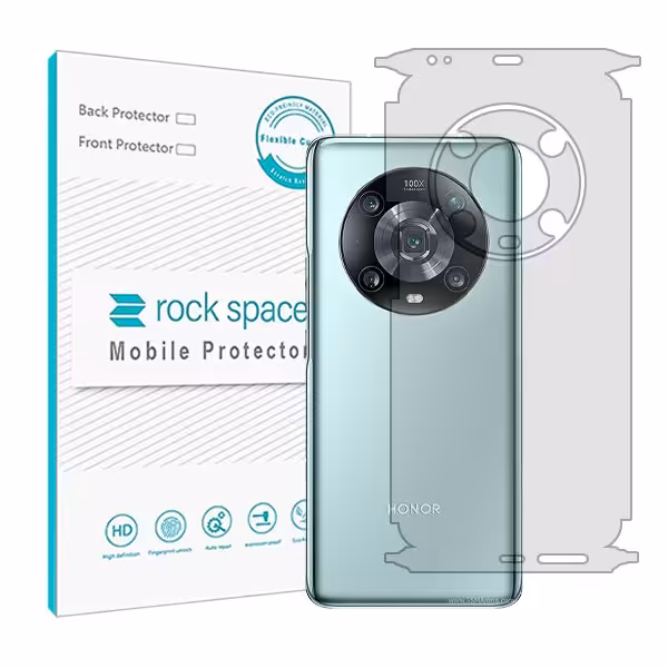 گلس محافظ پشت گوشی آنر Magic4 Pro مدل نانو هیدروژل شفاف برند راک اسپیس کد23776M