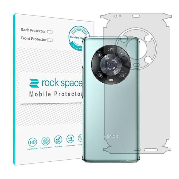 گلس محافظ پشت گوشی آنر Magic4 Pro مدل نانو هیدروژل شفاف برند راک اسپیس کد23776M