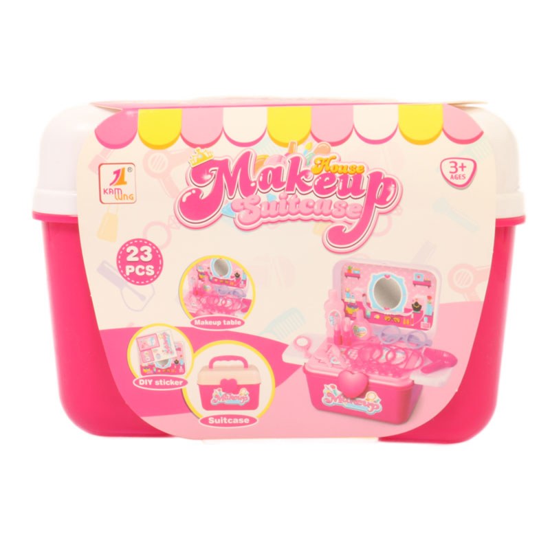 ست لوازم آرایشی اسباب بازی مدل چمدانی کد VVK128