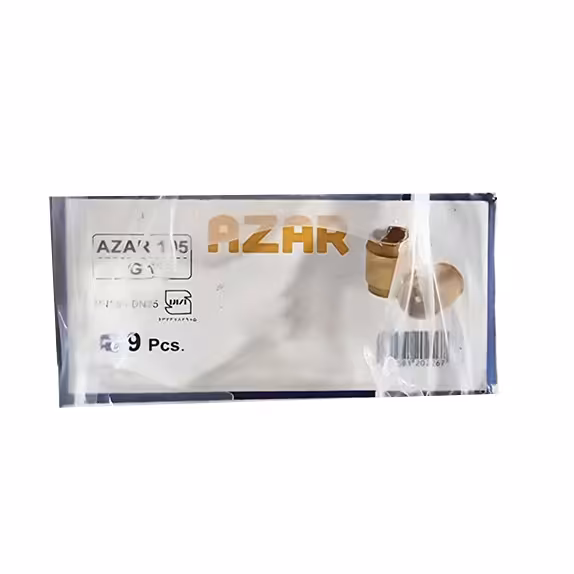 شیر یک طرفه سوپاپ پلاستیکی آذران 105 سایز سه چهارم کارتن 72 عددی