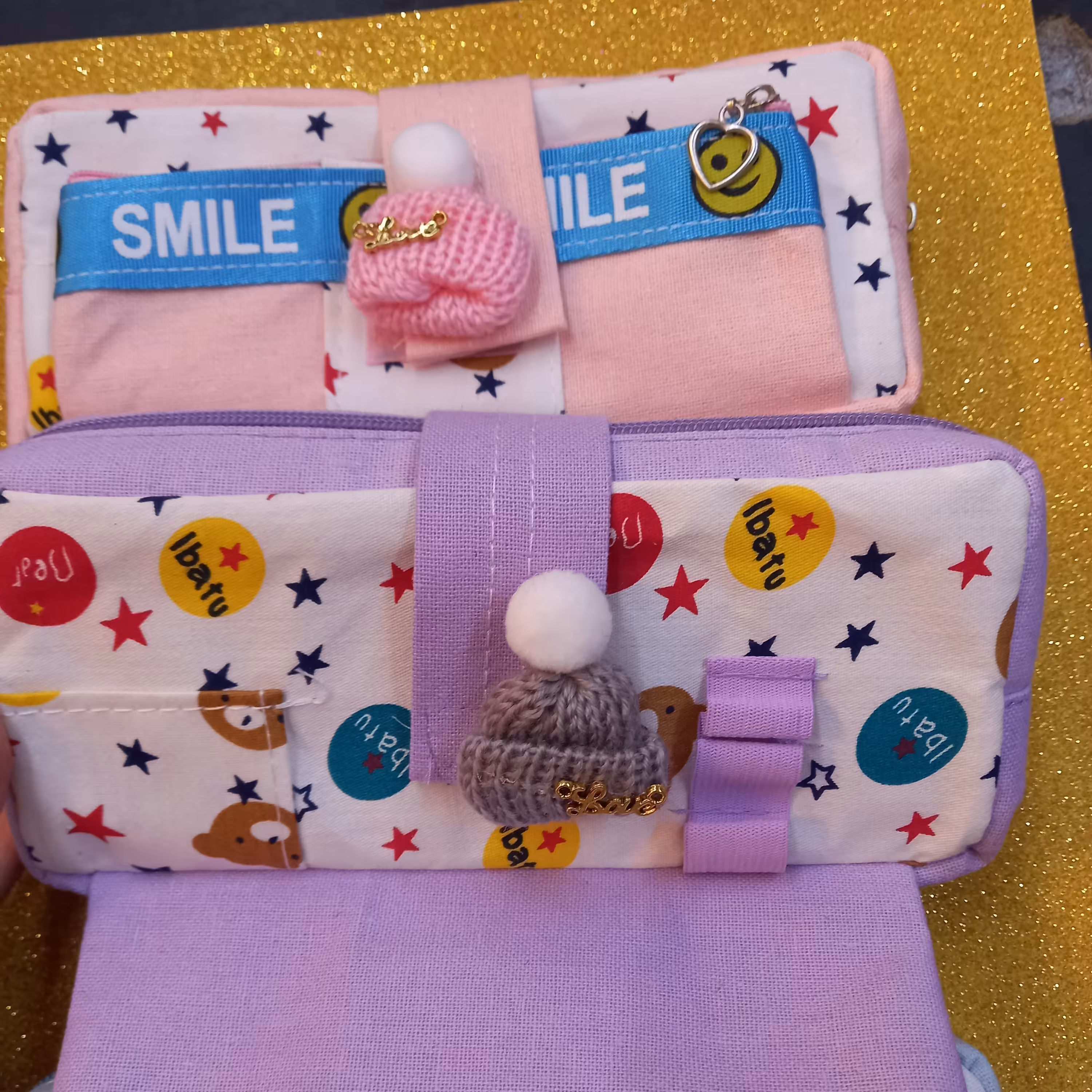 جامدادی قاب دار فانتزی طرح ستاره و کلاه