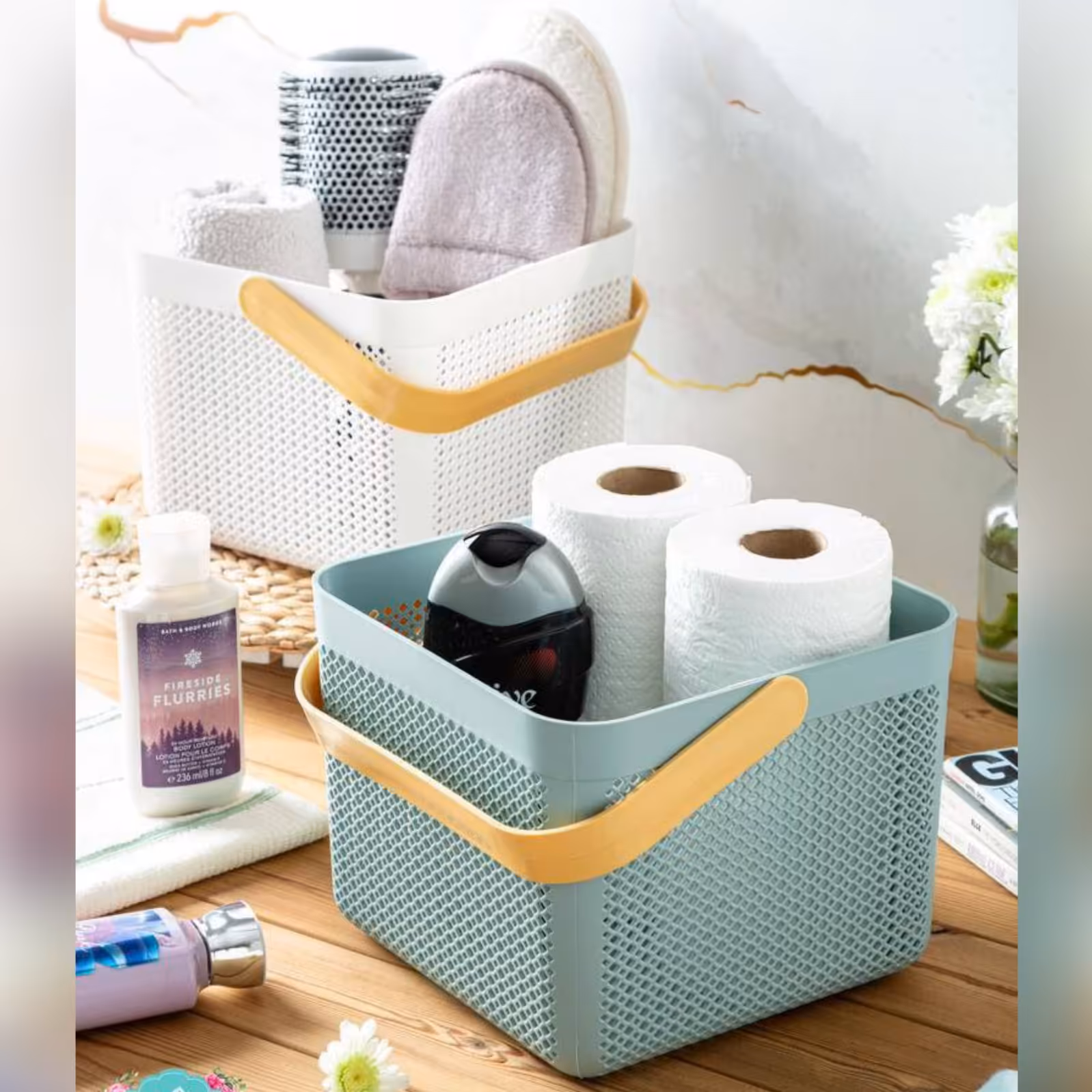 سبد ایکیا پلاستیکی دسته دار