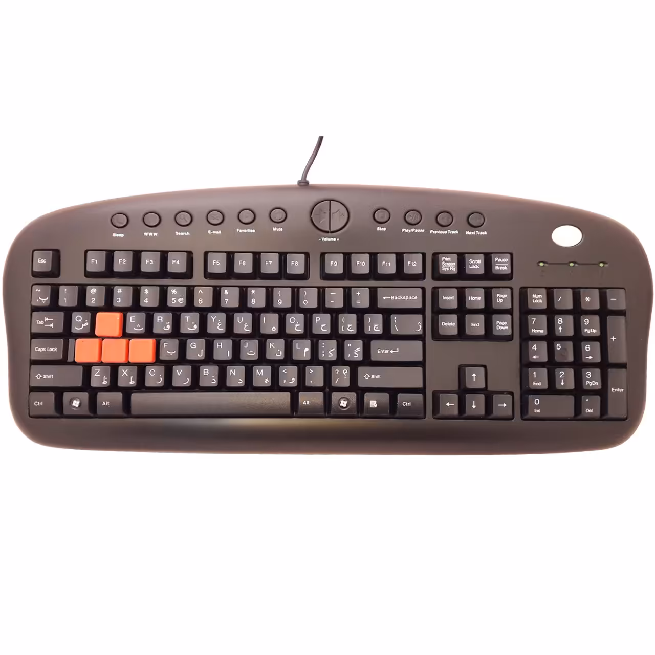 کیبورد مخصوص بازی ای فورتک مدل KB-28G