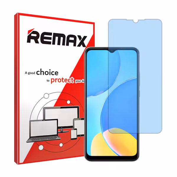 گلس اوپو A15s مدل هیدروژلی مات آنتی بلو برند ریمکس کد S