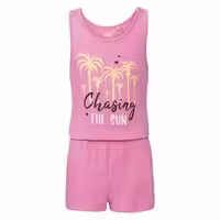 جامپسوت بچگانه برند آلمانی pepperts سایز 12تا14 سال رنگ صورتی جامپسوت