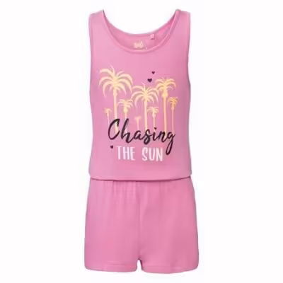 جامپسوت بچگانه برند آلمانی pepperts سایز 12تا14 سال رنگ صورتی جامپسوت