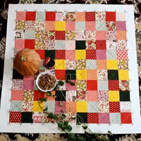 رومیزی تکه دوزی سفره پارچه ای رومیزی چهلتکه