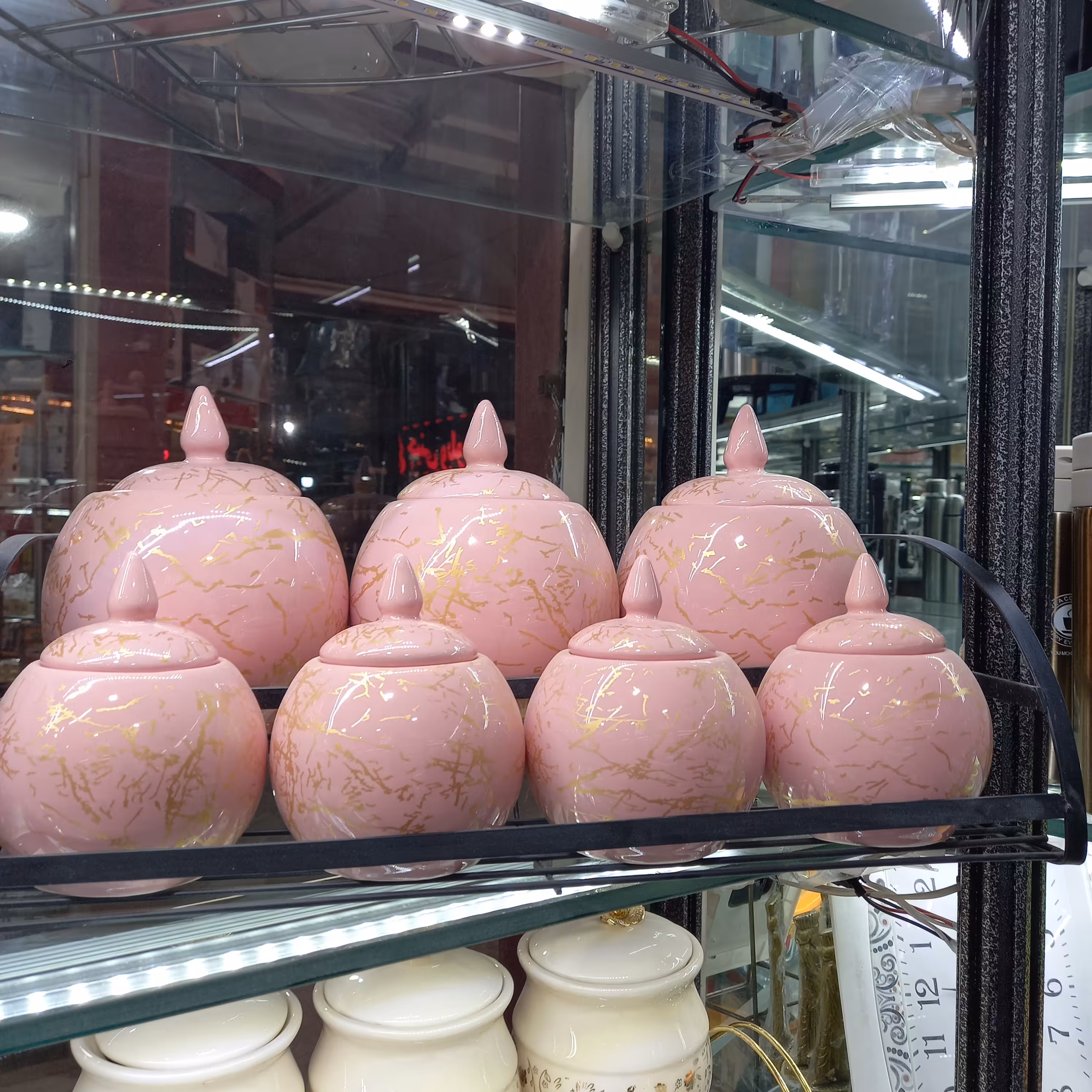 ست ادویه پاسماوری استند دار  جا ادویه استند مشکی