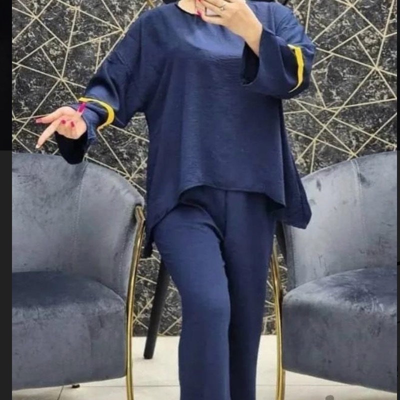 ست شومیز شلوار زنانه ابر و بادی