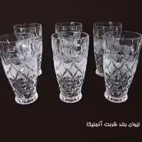 لیوان بلند آنجلیکا 6تایی ، خارجی ، با ارسال رایگان