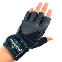 دستکش بدنسازی چرم ماراتون سایز XXL (دو ایکس لارج)..