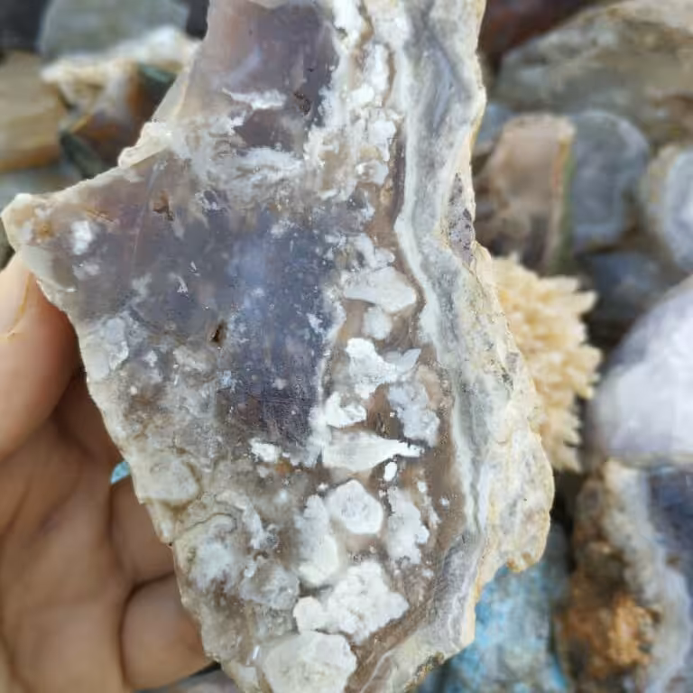 سنگ عقیق قهوه ای معدنی و اصل