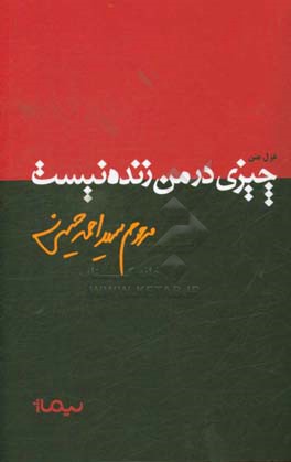 کتاب چیزی در من زنده نیست اثر احمد حسینی