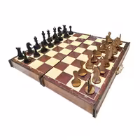 تخته شطرنج چند کاره منچ دوز  چوبی 