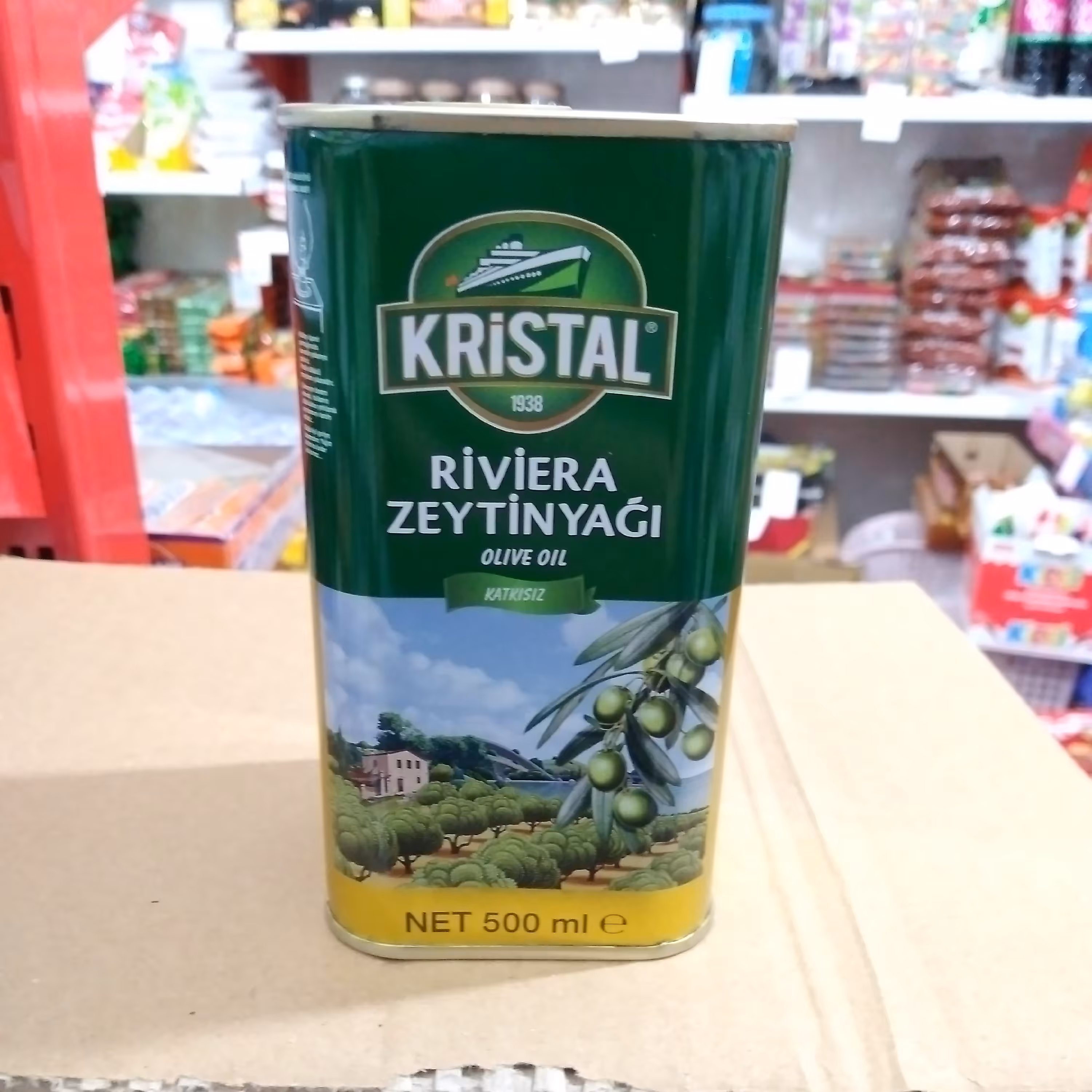 روغن زیتون کریستال 0.5 لیتری ترکیه Kristal