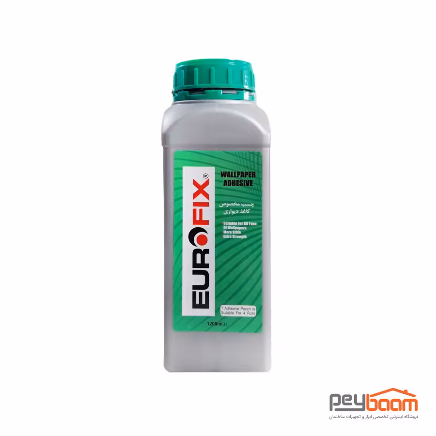 چسب کاغذ دیواری یوروفیکس حجم 1200 میلی لیتر